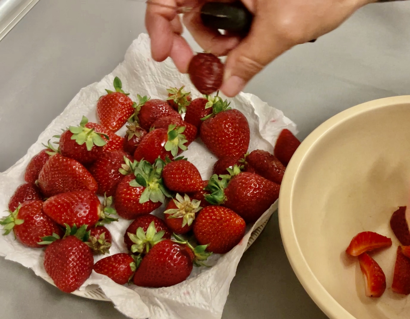 limpiar fresas